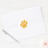 STICKER ROND PETIT EMPREINTE DE PATTE TIGER (Enveloppe)