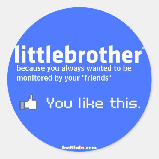 Sticker Rond petit frère (Devant)