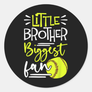 Sticker Rond Petit frère plus grand fan Softll, Softll Boys _3
