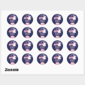 Sticker Rond Petit garçon Halloween fantôme fille baby shower f (Feuille)