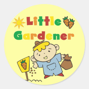 Sticker Rond Petit Gardener T-shirts et cadeaux