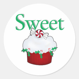 Sticker Rond Petit gâteau doux