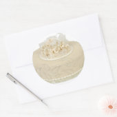 Sticker Rond Petit gâteau Mariage rond (Enveloppe)