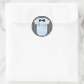 Sticker Rond Petit Homme Baby Boy Douche (Sac)