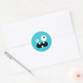 Sticker Rond Petit monstre (Enveloppe)