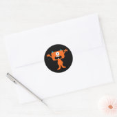 Sticker Rond Petit monstre (Enveloppe)