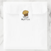 Sticker Rond Petit Muffin (Sac)