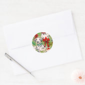 Sticker Rond Petit Noël (Enveloppe)