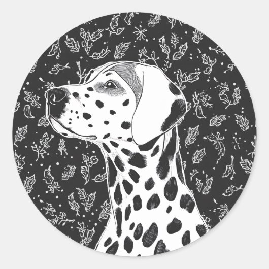 Sticker Rond Petit Noël (Devant)