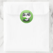 Sticker Rond Petit Panda Cub (Sac)
