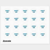 Sticker Rond Petit Pied Qui Brille (Feuille)