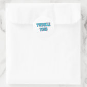 Sticker Rond Petit Pied Qui Brille (Sac)