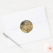 Sticker Rond Petit poirier en fleurs par Vincent van Gogh (Enveloppe)