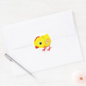 Sticker Rond petit poulet (Enveloppe)