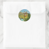 Sticker Rond Petit sac hollandais (Sac)