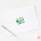 Sticker Rond 🍀 petit trèfle cutest ✨ (Enveloppe)