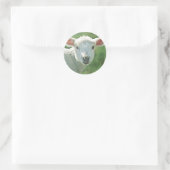 Sticker Rond Petit White Lamb (Sac)