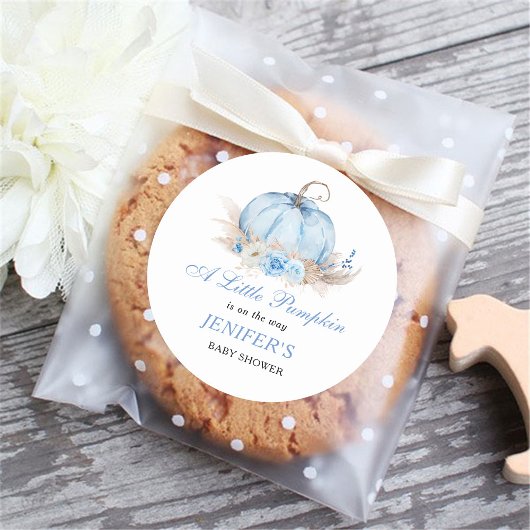 Sticker Rond Petite Citrouille