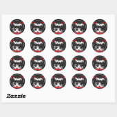 Sticker Rond Petite couronne (Feuille)