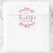 Sticker Rond Petite entreprise Merci (Sac)