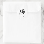 Sticker Rond Petite explosion de Corgi Vitesse (Sac)
