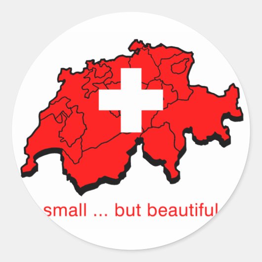 Sticker Rond Petite Mais Belle (Devant)
