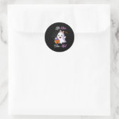Sticker Rond Petite Miss Boo tiful Drôle Mignonne Costume Hallo (Sac)
