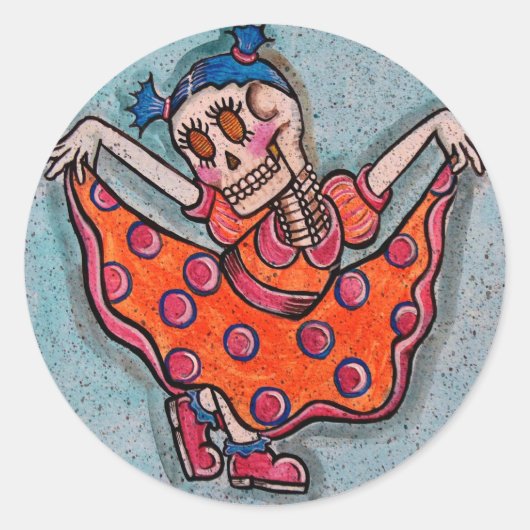 Sticker Rond petite miss luci BFK série6 - Customisé (Devant)