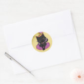 Sticker Rond Petite Princesse Kity (Enveloppe)