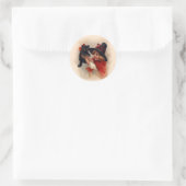 Sticker Rond Petite sorcière (Sac)