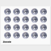 Sticker Rond Petite Terre (Feuille)