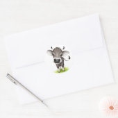 Sticker Rond Petite vache suisse (Enveloppe)