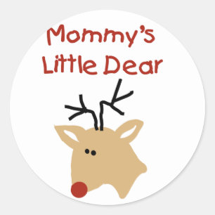 Sticker Rond Petites chères t-shirts et cadeaux de maman