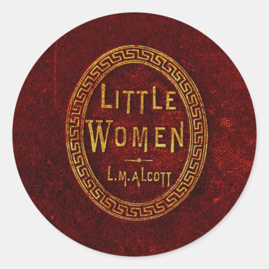 Sticker Rond Petites femmes | (Devant)