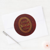 Sticker Rond Petites femmes | (Enveloppe)