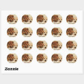 Sticker Rond Petites marionnettes (Feuille)