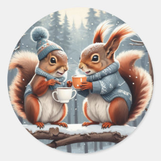 Sticker Rond Petits copains