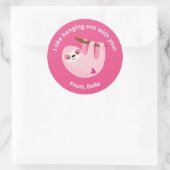 Sticker Rond Petits enfants Valentine (Sac)