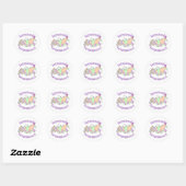 Sticker Rond Petrozavodsk Russie (Feuille)