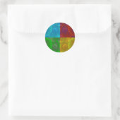 Sticker Rond Petunia Pop (Sac)