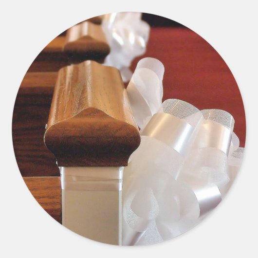 Sticker Rond Pew Bows (Devant)