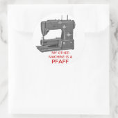STICKER ROND PFAFF (Sac)