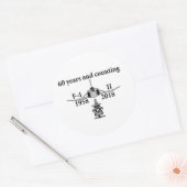 Sticker Rond Phantom 60 ans (Enveloppe)