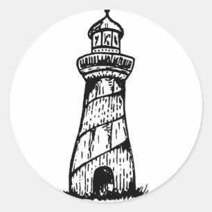 Sticker Rond Phare 