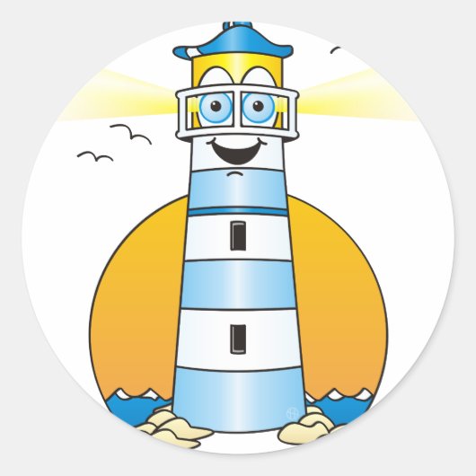 Sticker Rond Phare (Devant)