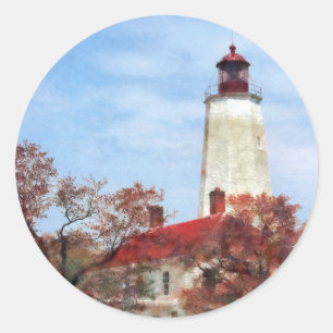 Sticker Rond Phare au crochet de Sandy