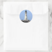 Sticker Rond Phare - Buffalo, New York (Sac)