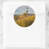 Sticker Rond Phare De Big Sable Point Sur Le Lac Michigan (Sac)