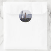 Sticker Rond Phare de Cape Henry (Sac)