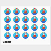 Sticker Rond Phare de Smudgy (Feuille)